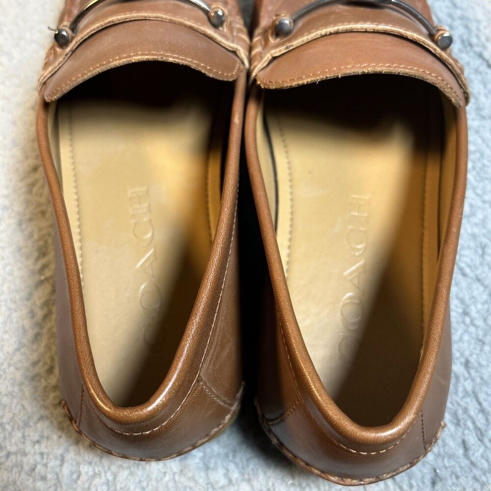 Coach Men's Leather M 9.5 D US Mott Driver FG2984 Brown Slip On Loafer Shoes - Picture 15 of 16